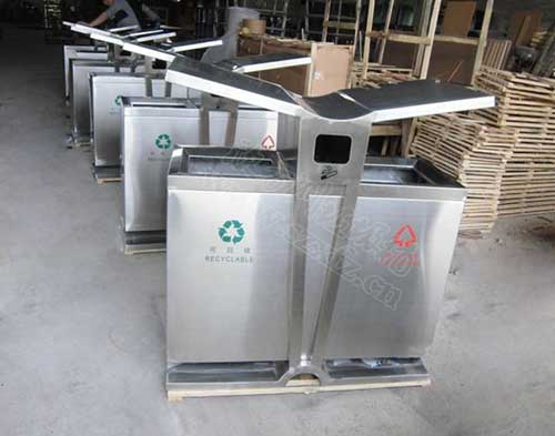 欣方圳不銹鋼果皮箱服務(wù)湖北宜昌廣場(chǎng)