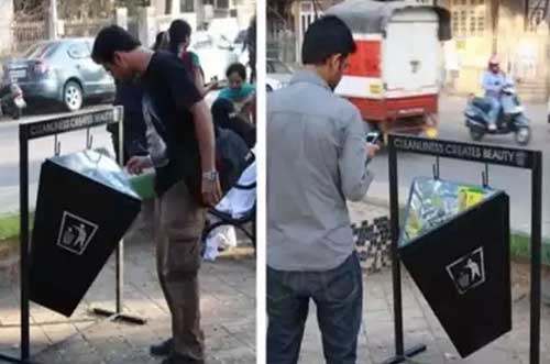 創(chuàng)意垃圾桶，讓城市更美好