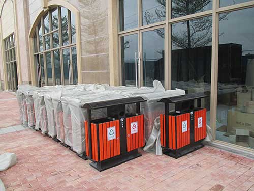 欣方圳鋼木垃圾桶 東莞高檔小區(qū)的選擇